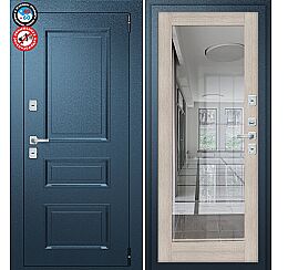 Дверь входная металлическая «Porta T4 403/П15» Букле Мирана/Cappuccino Veralinga