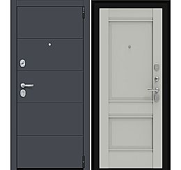 Дверь входная металлическая «Porta R-3 4/K42» Graphite Pro/Nardo Grey