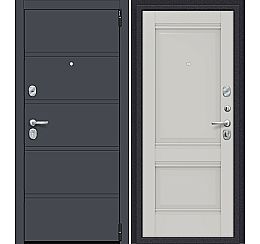 Дверь входная металлическая «Porta R-3 8/K42» Graphite Pro/Nardo Grey