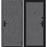 Дверь входная металлическая «Кьюб» Лунный камень/Slate Art