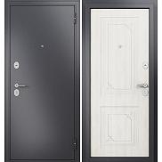 Дверь входная Family Mass MP M-105 Графит букле/Дуб шале белый