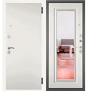Дверь входная Home Eco PP 6E-100-6E-140 Белый софт/Белый софт mirror Задвижка