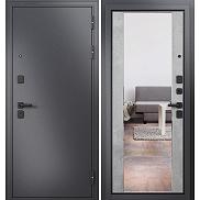 Дверь входная Trust Mass MP 9S-164 Графит букле/Бетон серый mirror