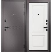 Дверь входная Trust Mass MP 9SD-1 Шоколад букле/R-4 Белый софт