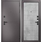 Дверь входная Trust Mass MP 9S-135 Шоколад букле/R-4 Бетон серый