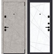 Дверь входная металлическая «Porta M-3P 15.15» Grey Art/Snow Art