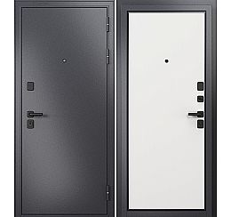 Дверь входная Trust Mass MP 9S-100 Графит букле/Белый ларче