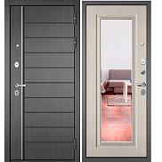 Дверь входная Trust Mass PP 9S-136/9S-140 Дуб серый/Бьянко ларче mirror