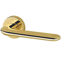 Ручка раздельная для межкомнатной двери «EXCALIBUR URB4 GOLD-24» Золото 24К