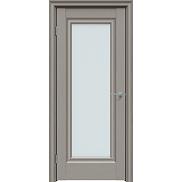 Дверь межкомнатная "Future-591" Дуб Серена каменно-серый, стекло Сатинат белый