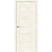 Дверь межкомнатная "Легно-22" Nordic Oak остекление Сатинато белое