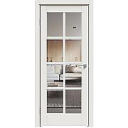 Дверь межкомнатная "Concept-636" Белоснежно матовый стекло Прозрачное