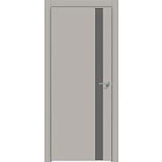 Дверь межкомнатная "Concept-702" Шелл грей декор Медиум грей, кромка-матовый хром