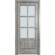 Дверь межкомнатная "Future-640" Дуб винчестер серый стекло Сатинат белый