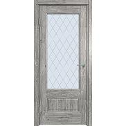 Дверь межкомнатная "Future-661" Дуб винчестер серый, стекло Ромб