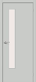 Дверь межкомнатная из ПВХ "Браво-9" Grey Pro остекление Magic Fog