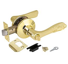 Ручка защелка для межкомнатной двери «6033 PB-B» Золото